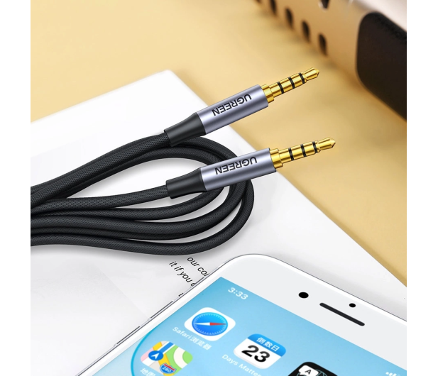 UGREEN Kabel mini jack 3.5mm AV183 AUX 3m czarny - 1489080 - zdjęcie 2